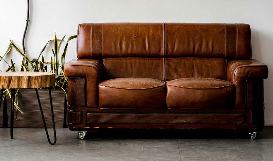 image of a brown couch