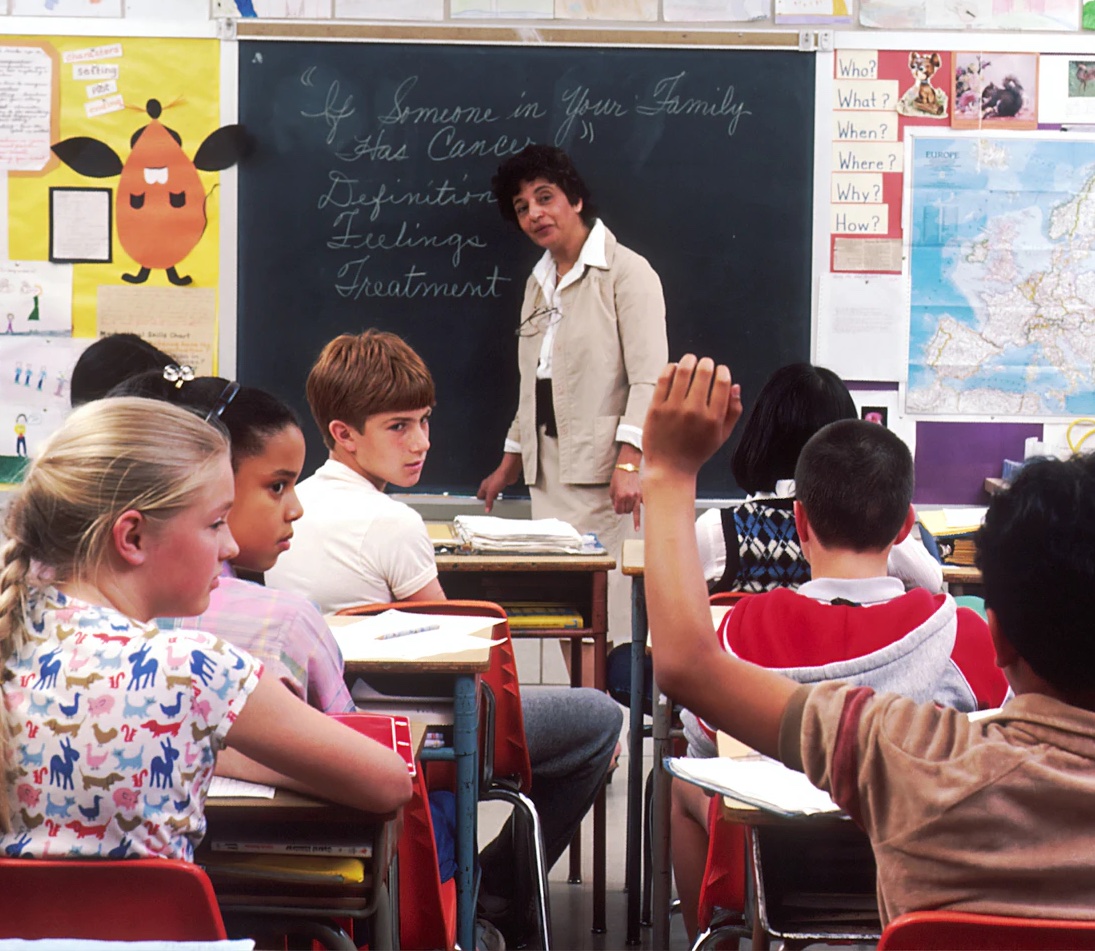 teacher and students